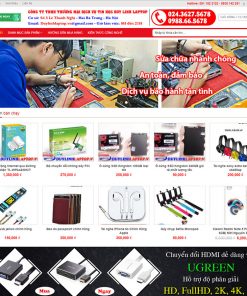 Mẫu web linh kiện