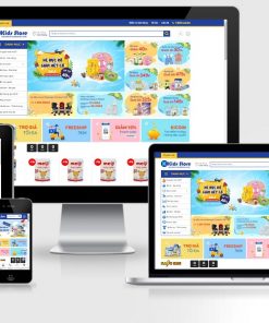 Website mẹ và bé mẫu số DTW005